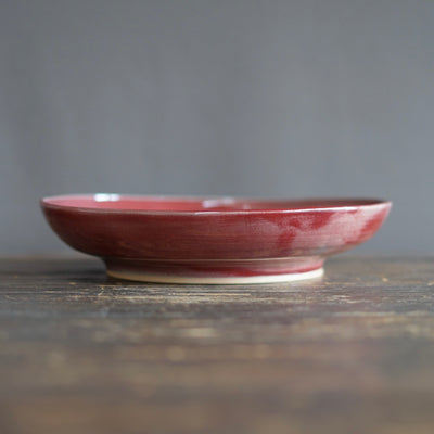 Red Spiral Plate #UM55