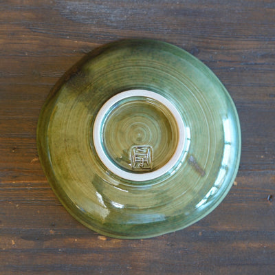 Green Spiral Plate #UM53