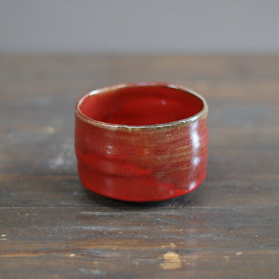 Wood Fired Red Tea Bowl #SY761