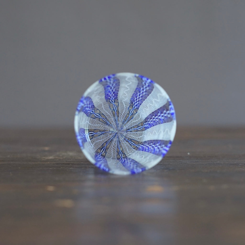 Blue Lace Glass Tumbler #U26E