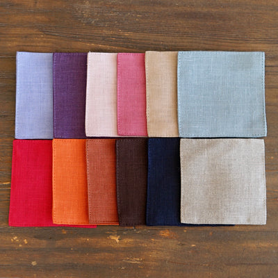 Linen Coaster Set of 12