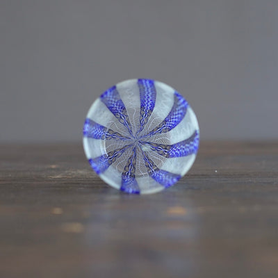 Blue Lace Glass Tumbler #U26F
