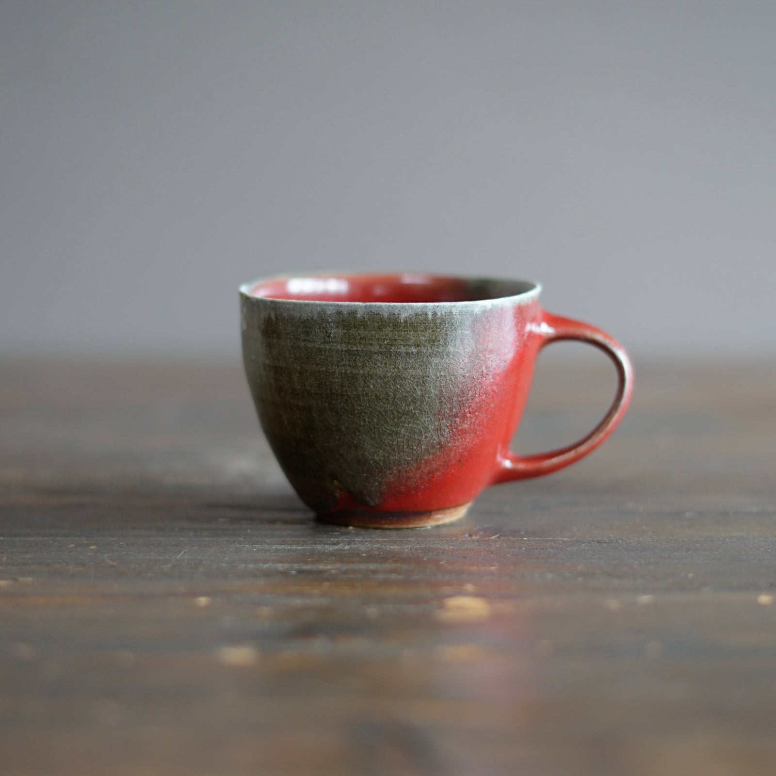 Wood Fired Red Mug #SY815