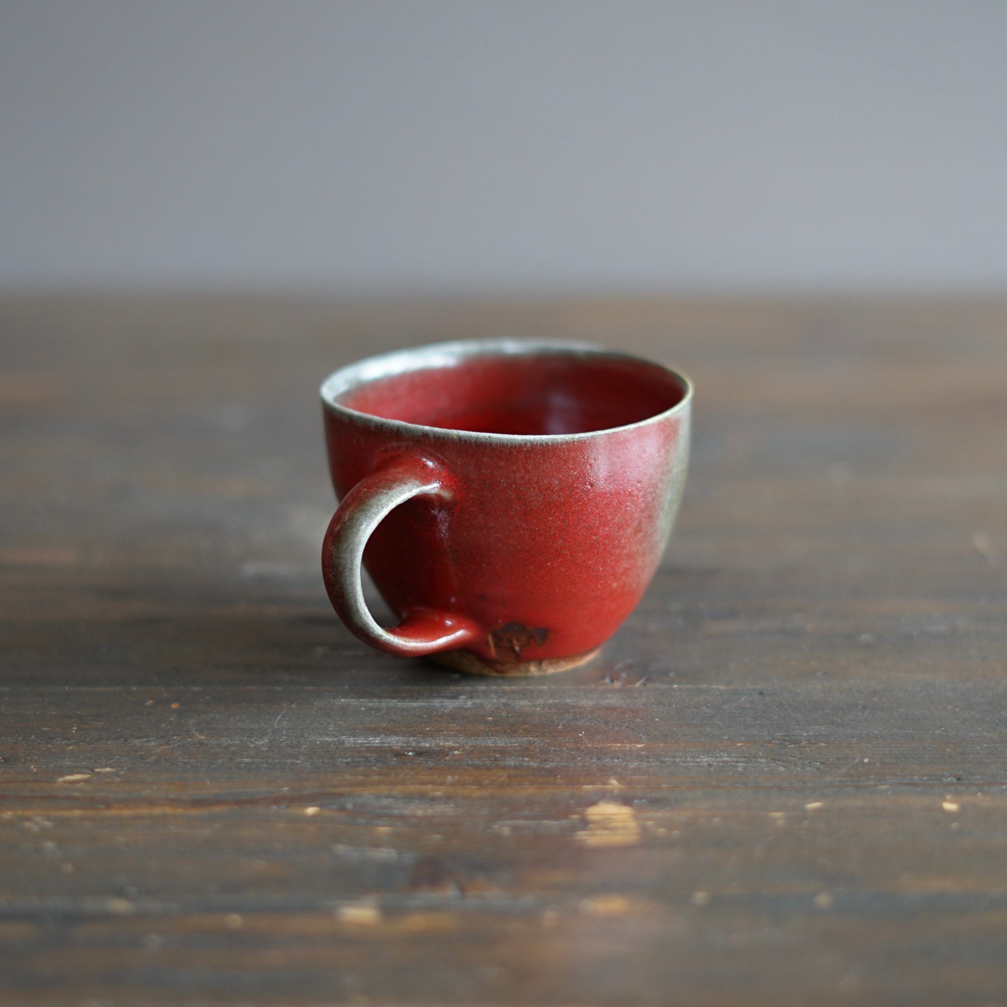 Wood Fired Red Mug #SY815