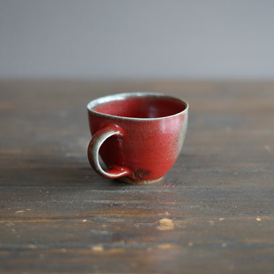 Wood Fired Red Mug #SY815