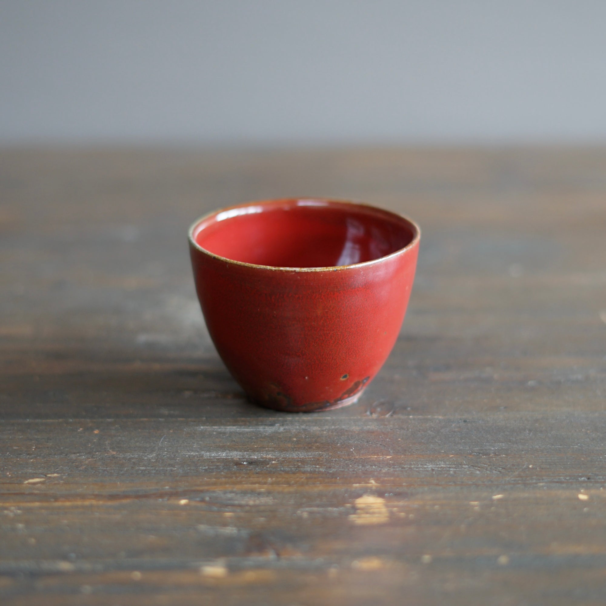 Wood Fired Red Mug #SY816