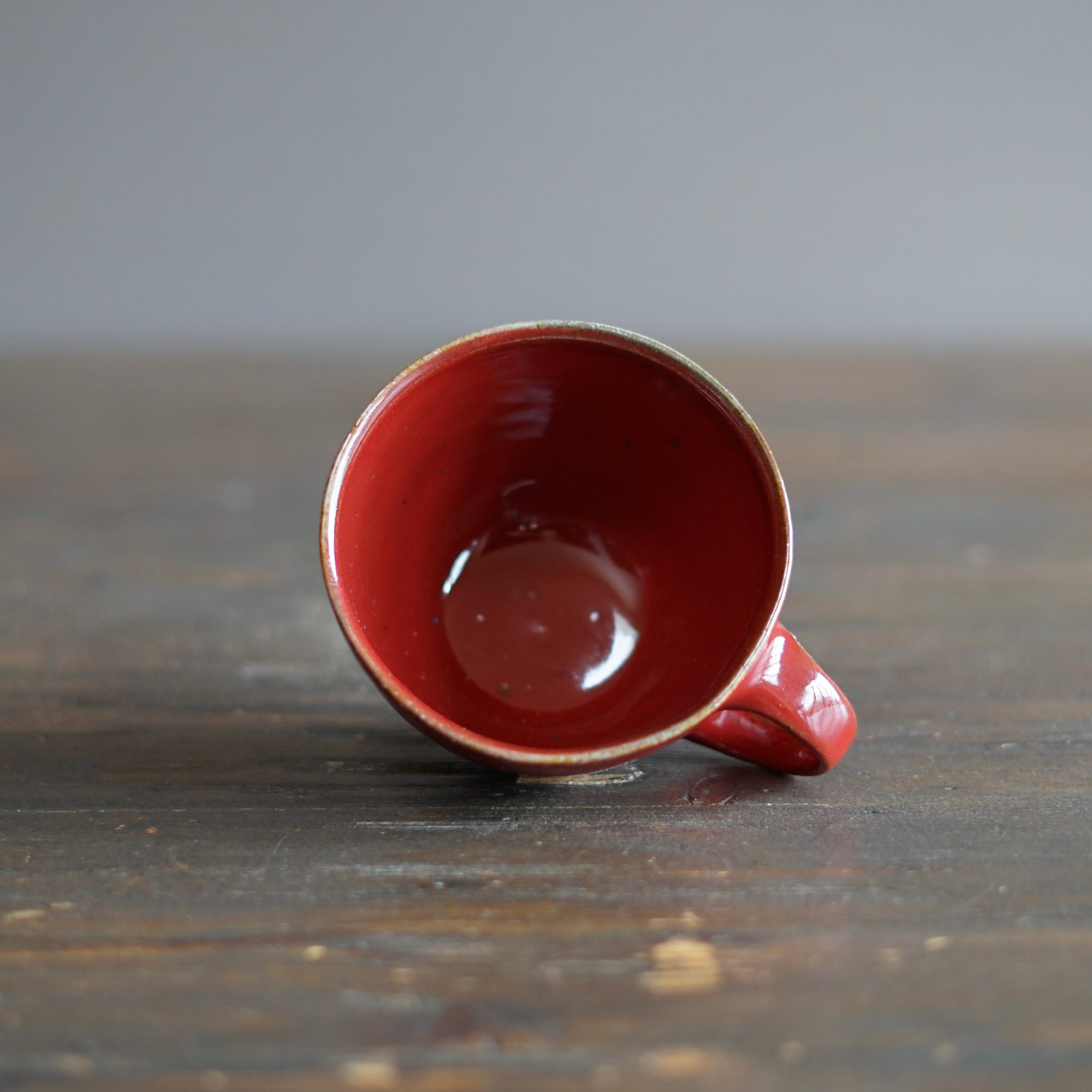 Wood Fired Red Mug #SY816