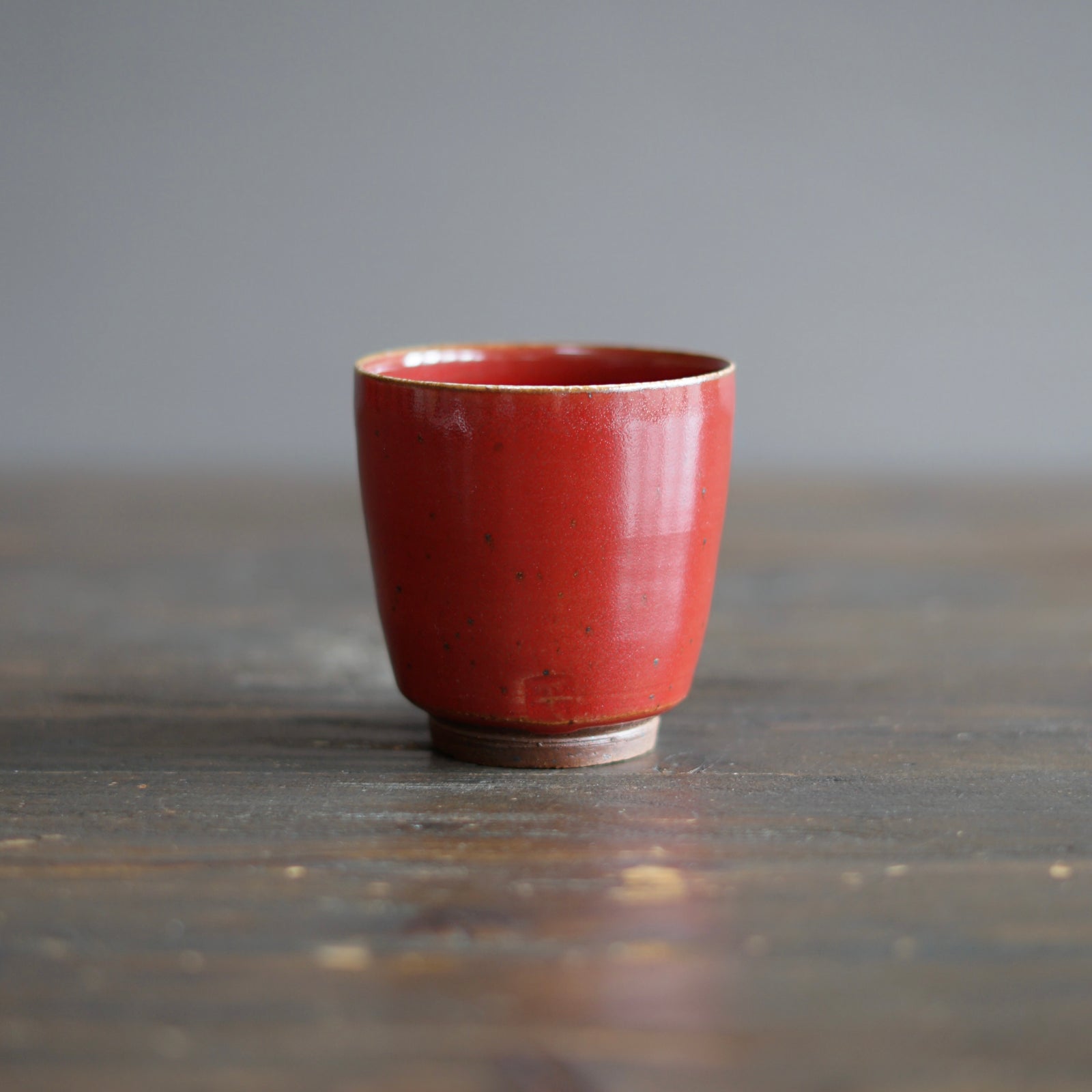 Wood Fired Red Cup #SY835