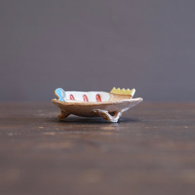 Hand Crafted Small Plate #KB21F