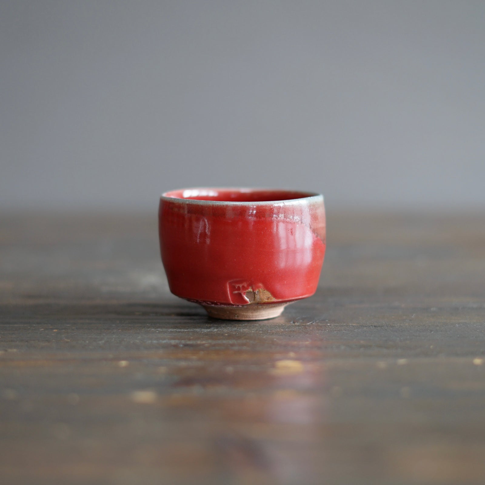 Wood Fired Red Cup #SY844