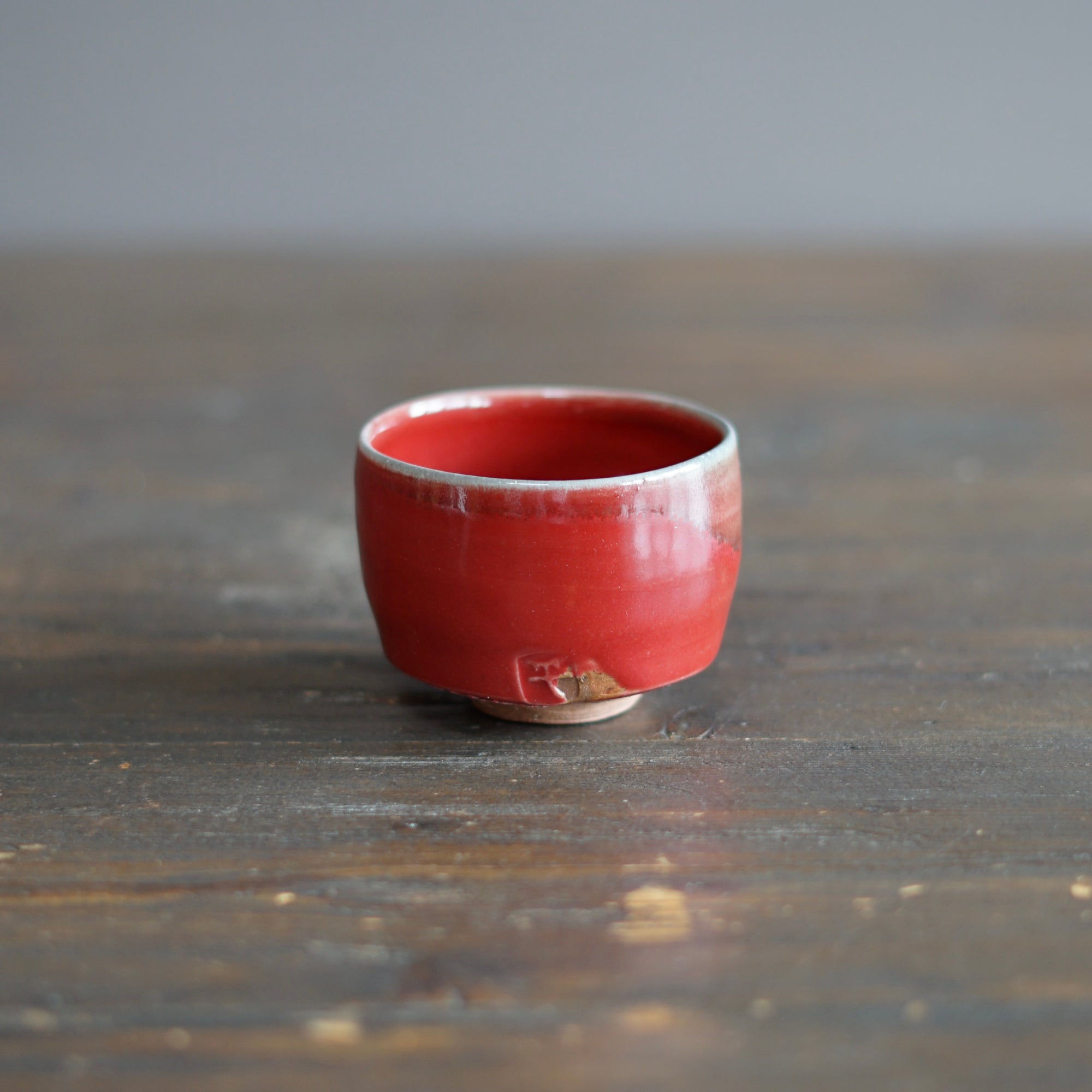 Wood Fired Red Cup #SY844