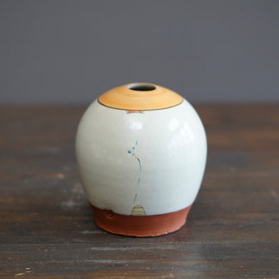 "Schematics" Globe Flower Vase #BB89A