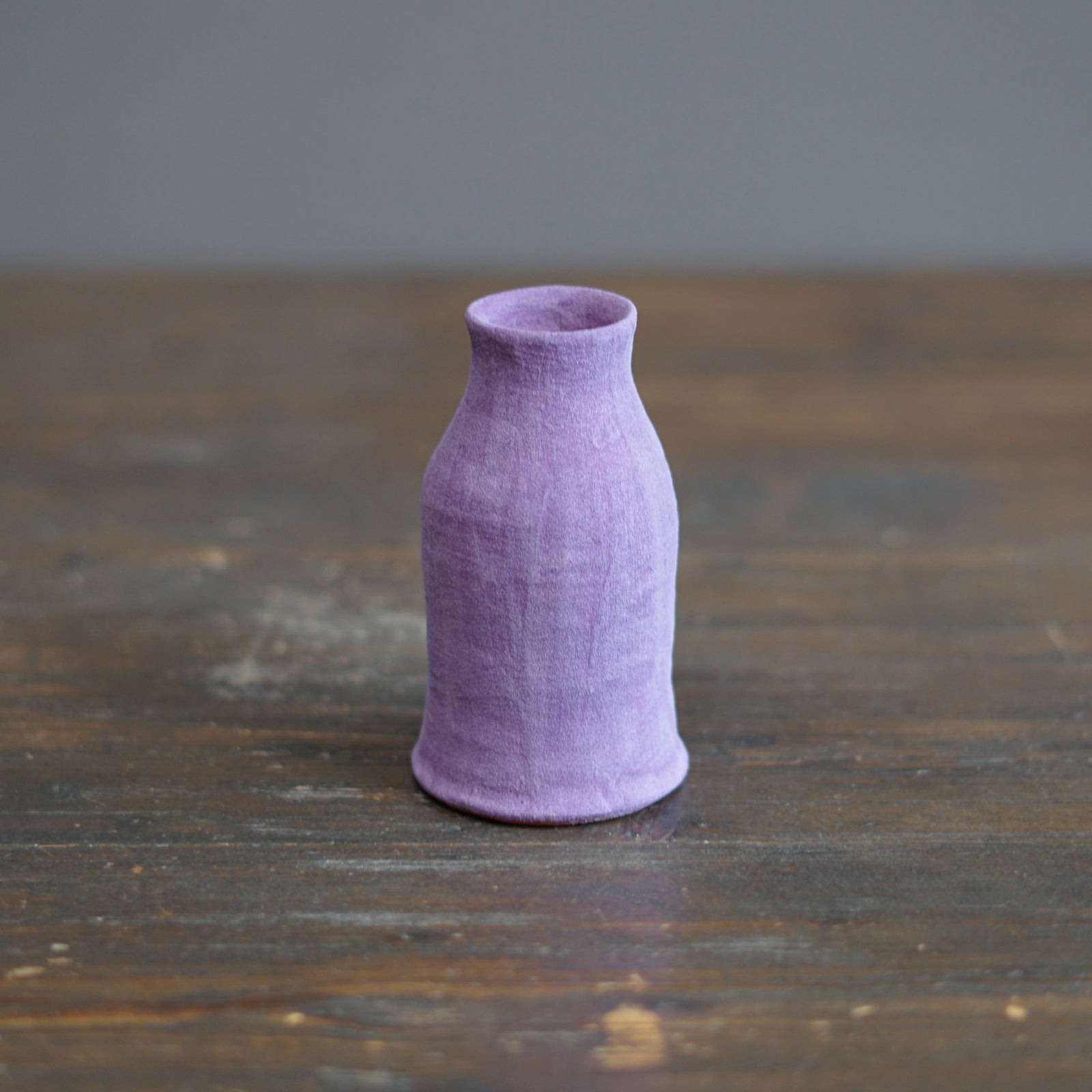 Lavender / Orange Mini Bottle Vase #JT427D