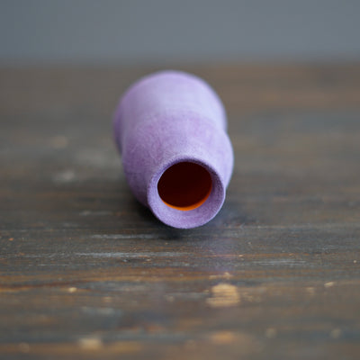 Lavender / Orange Mini Bottle Vase #JT427D