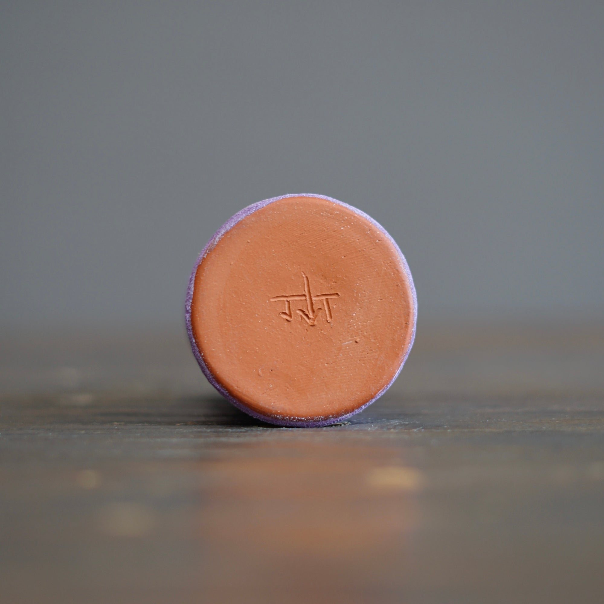 Lavender / Orange Mini Bottle Vase #JT427D