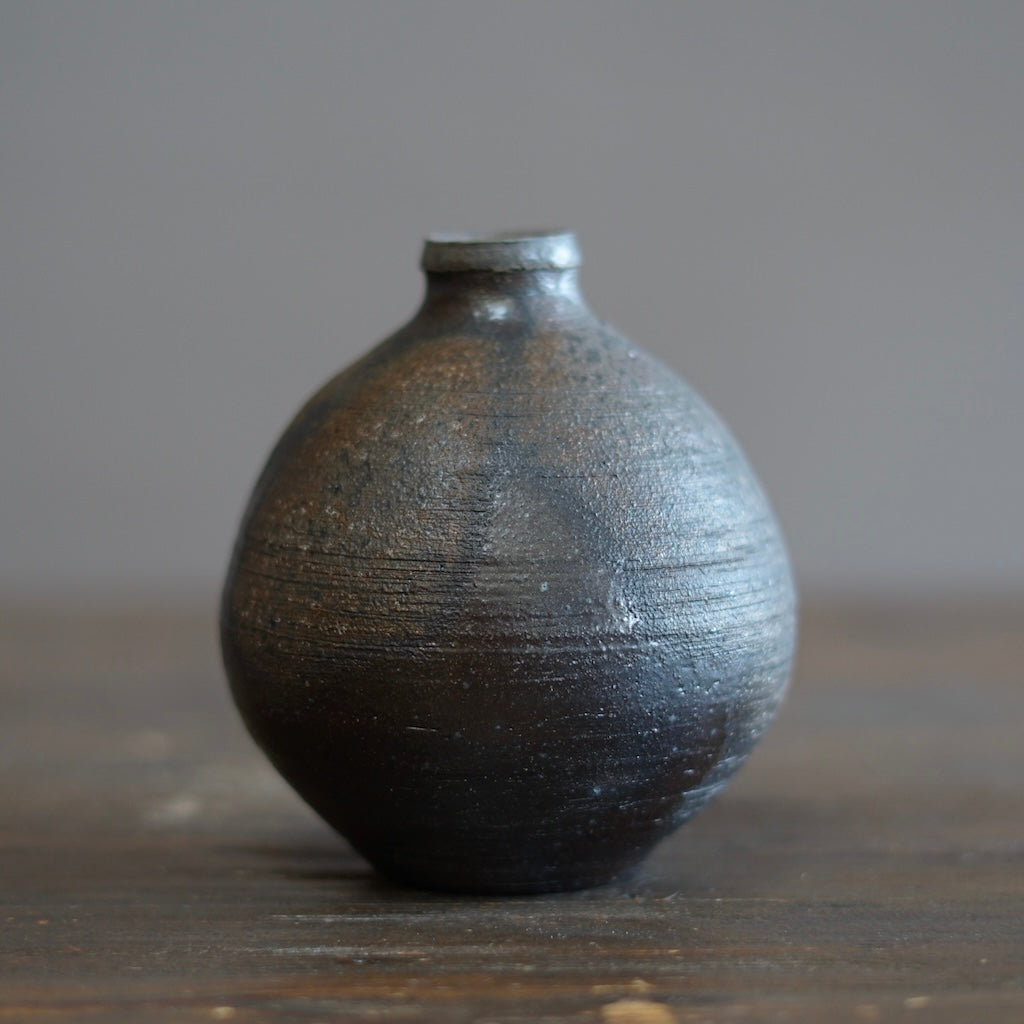 Wood Fired Flower Vase #SY737