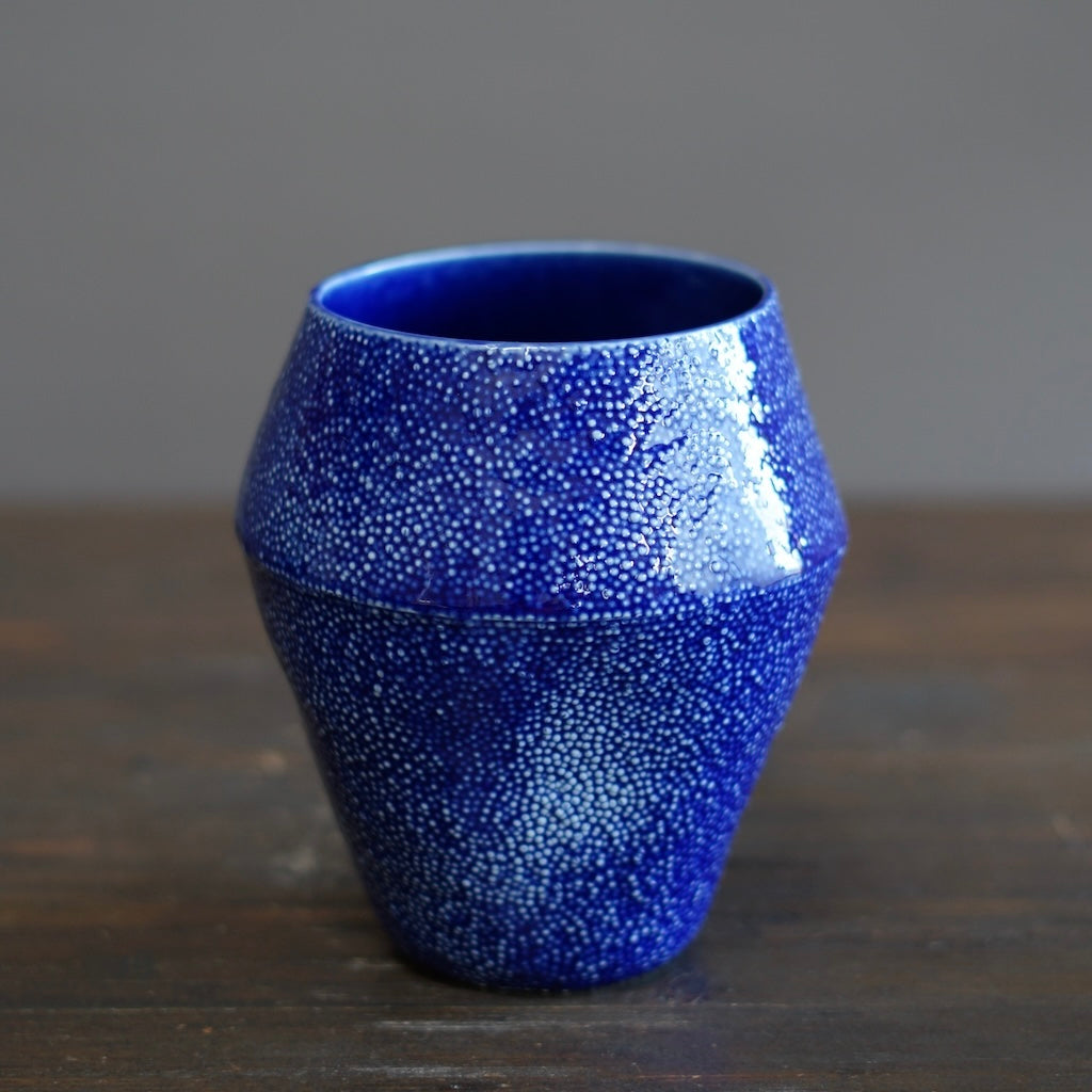 Blue Caviar Flower Vase #LK871