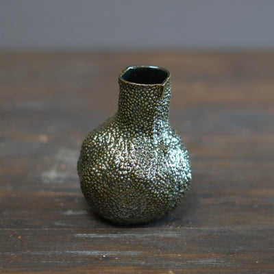 Green Caviar Small Flower Vase #LK872A