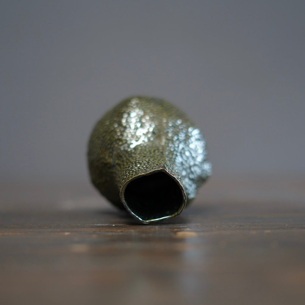 Green Caviar Small Flower Vase #LK872A