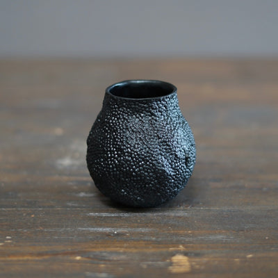 Black Caviar Small Flower Vase #LK873C