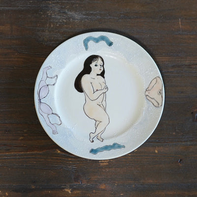 Feminine Figure Plate #MA139B