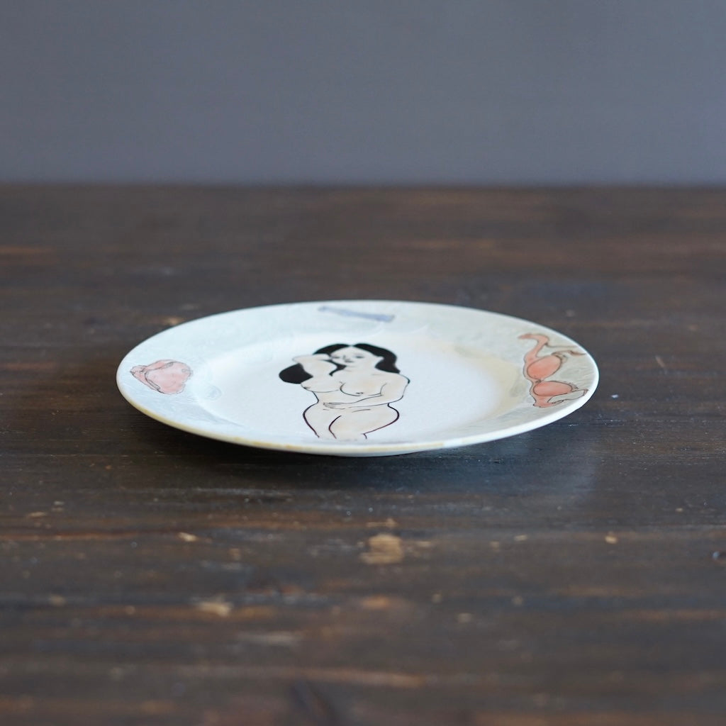 Feminine Figure Plate #MA139C