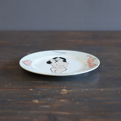 Feminine Figure Plate #MA139C