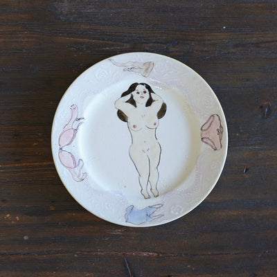 Feminine Figure Plate #MA139D