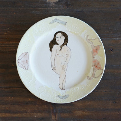 Feminine Figure Plate #MA139E