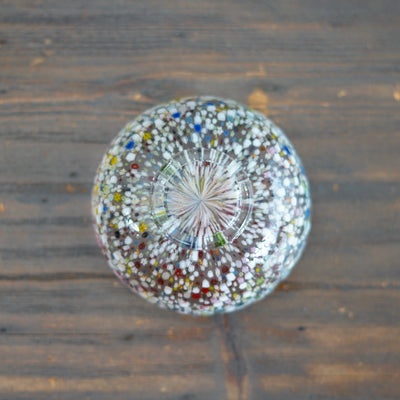 Flower Garden Murrini Tea Ceremony Bowl #F2