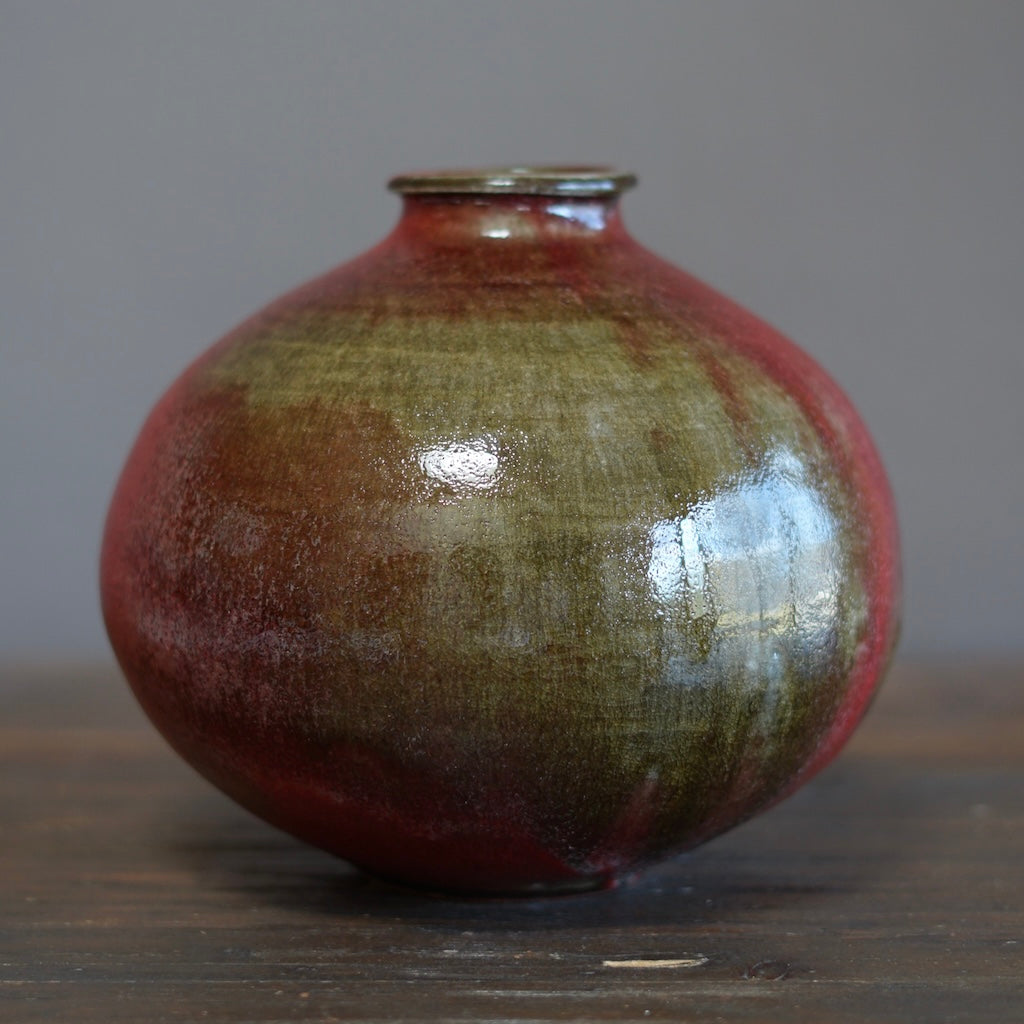 Wood Fired Red Jar #SY734