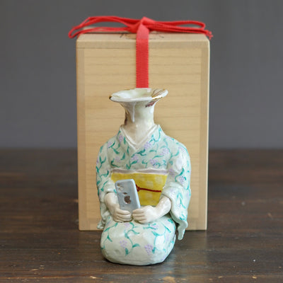 Smartphone Lady Flower Vase #MA138