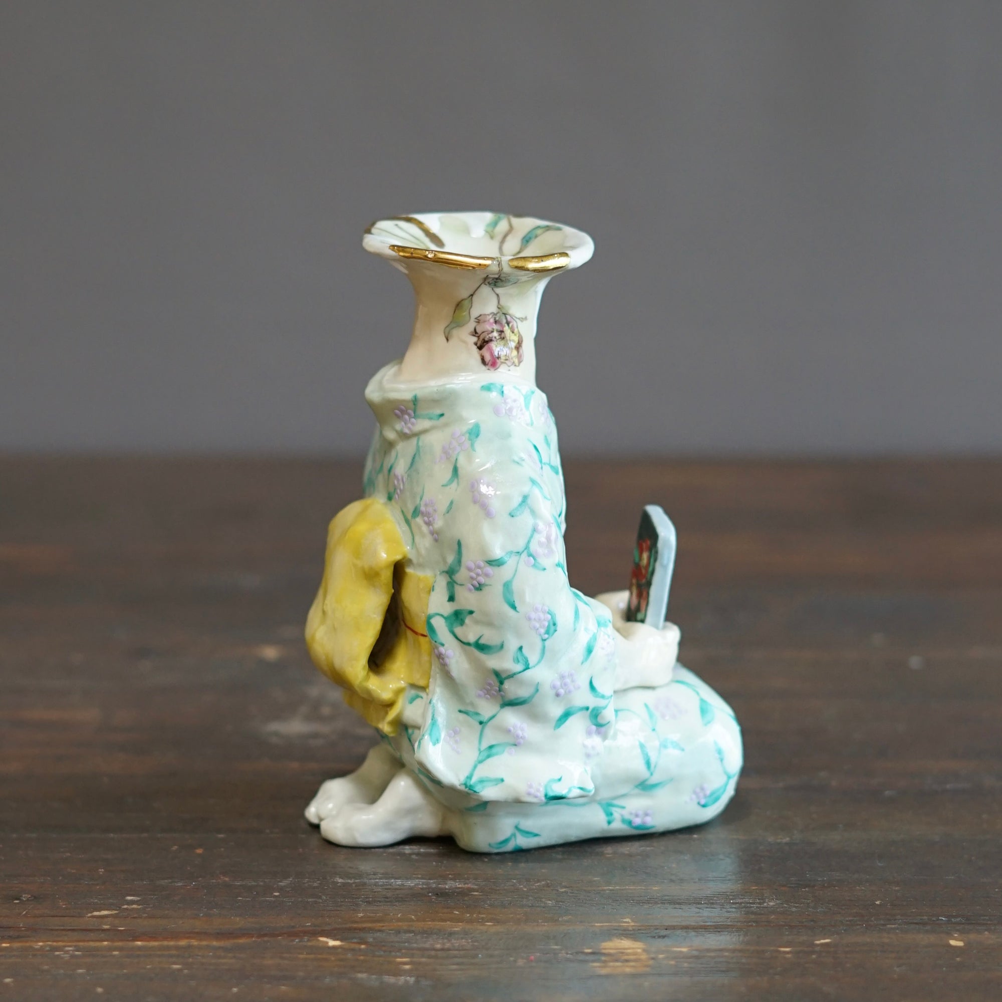 Smartphone Lady Flower Vase #MA138