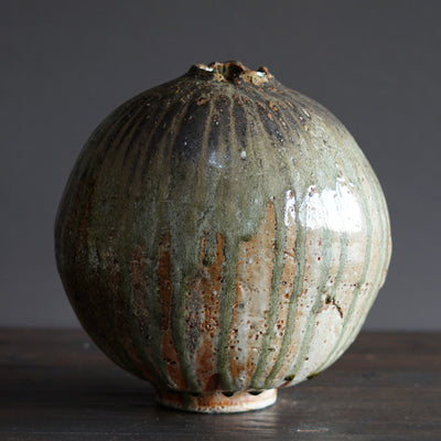 Wood Fired Orb Jar #FQ733