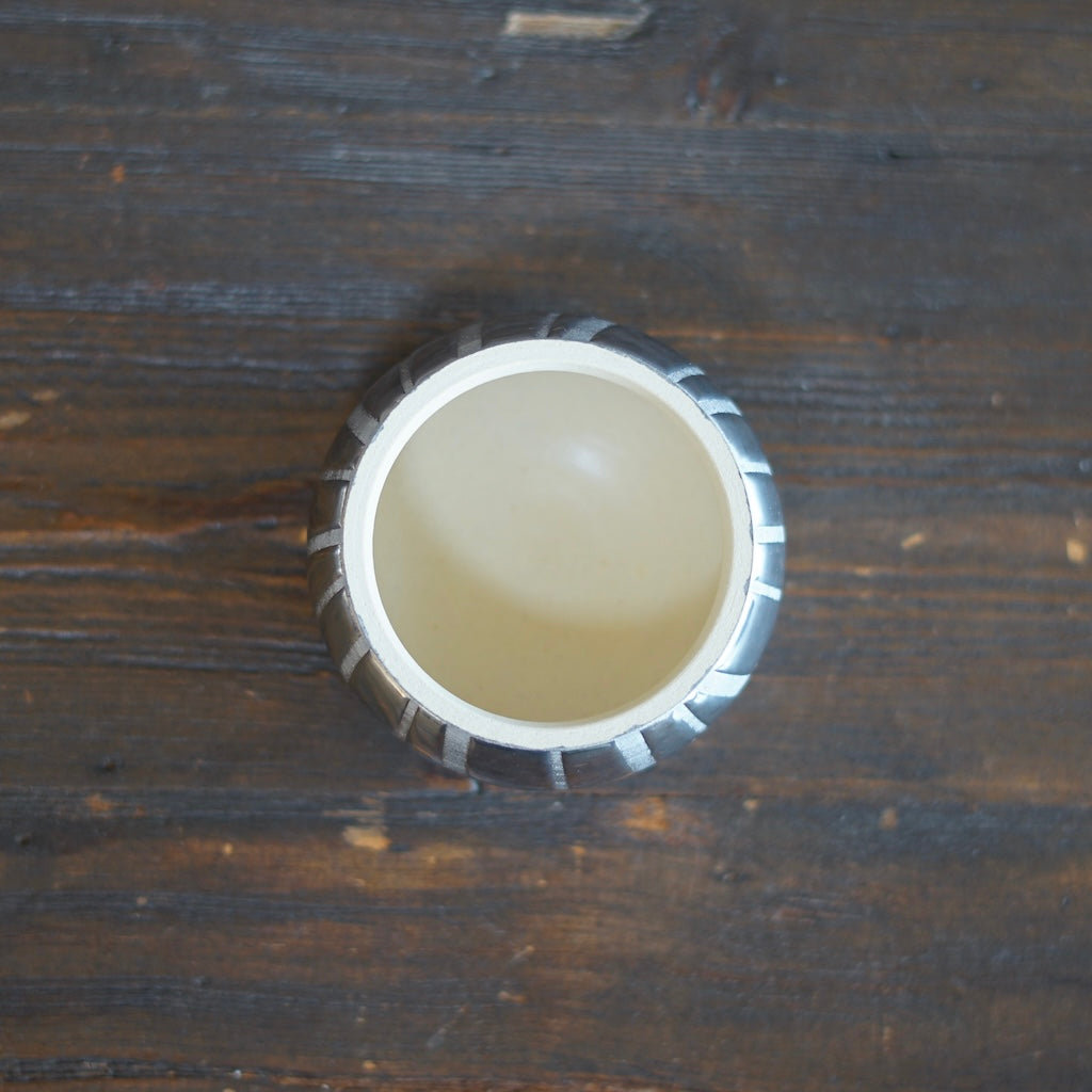 Silver Sunburst Container #OMT122