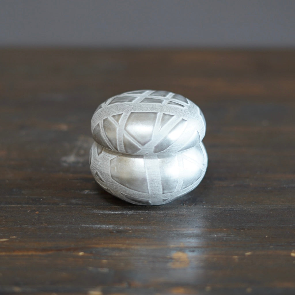 Geometric Silver Container #OMT123D