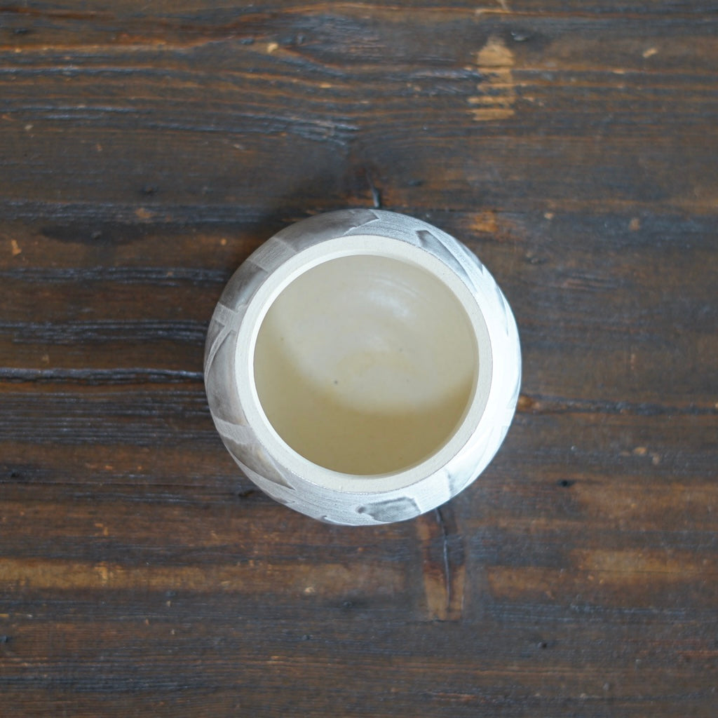 Geometric Silver Container #OMT123D