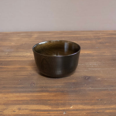 Black Lacquer Soup Bowl #E34-11