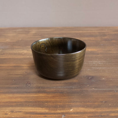 Black Lacquer Soup Bowl #E34-11