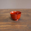 Red Lacquer Miso Soup Bowl #E27-3
