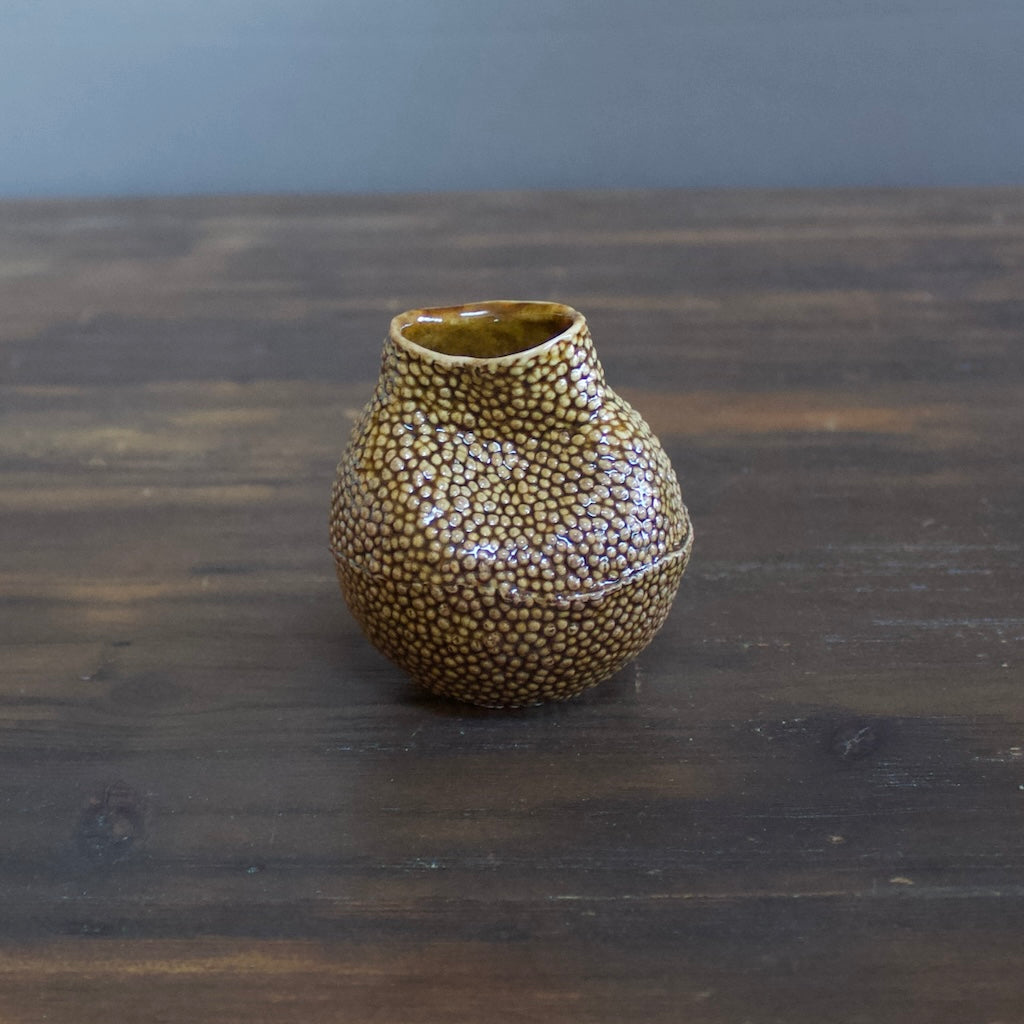 Brown Caviar Bud Vase #LK770C