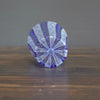Blue / White Lace Glass Tumbler #U31B