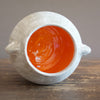 Orange / Gray Jar Flower Vase #JT301