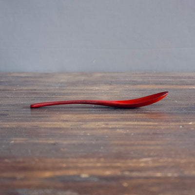 Red NEGORO Lacquer Soup Spoon #E964