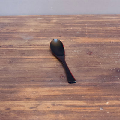 Black AKEBONO Soup Spoon #E965