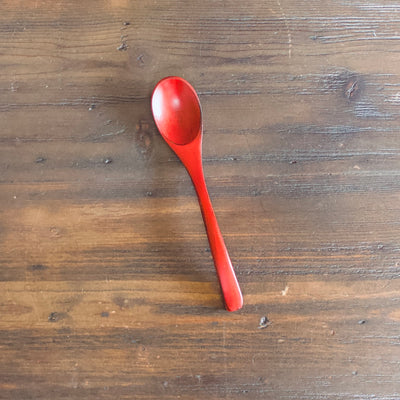 Red Dessert Spoon #E961