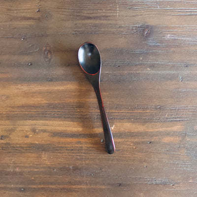 Black AKEBONO Dessert Spoon #E962