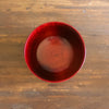 Red Lacquer Soup Bowl #E34-9