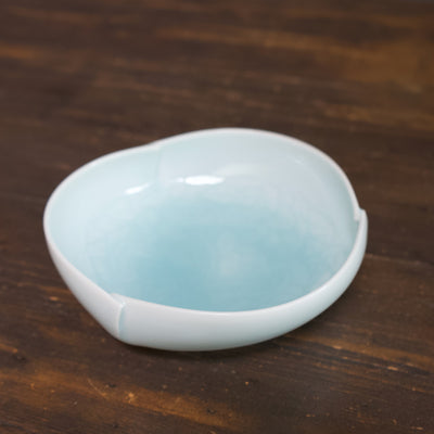 Wrapped Blue Celadon Bowl #KG5