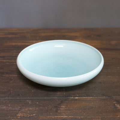 Blue Celadon Peony Bowl #KG10
